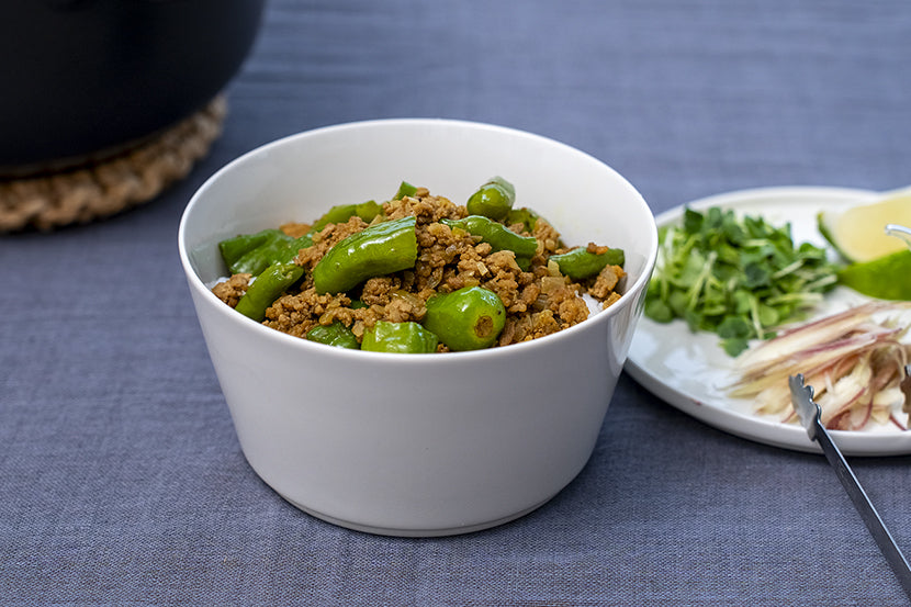 薬味カレーそぼろ丼